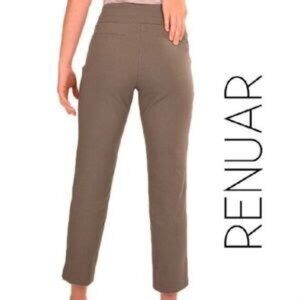Like New Renuar pull on ankle cigarette capris